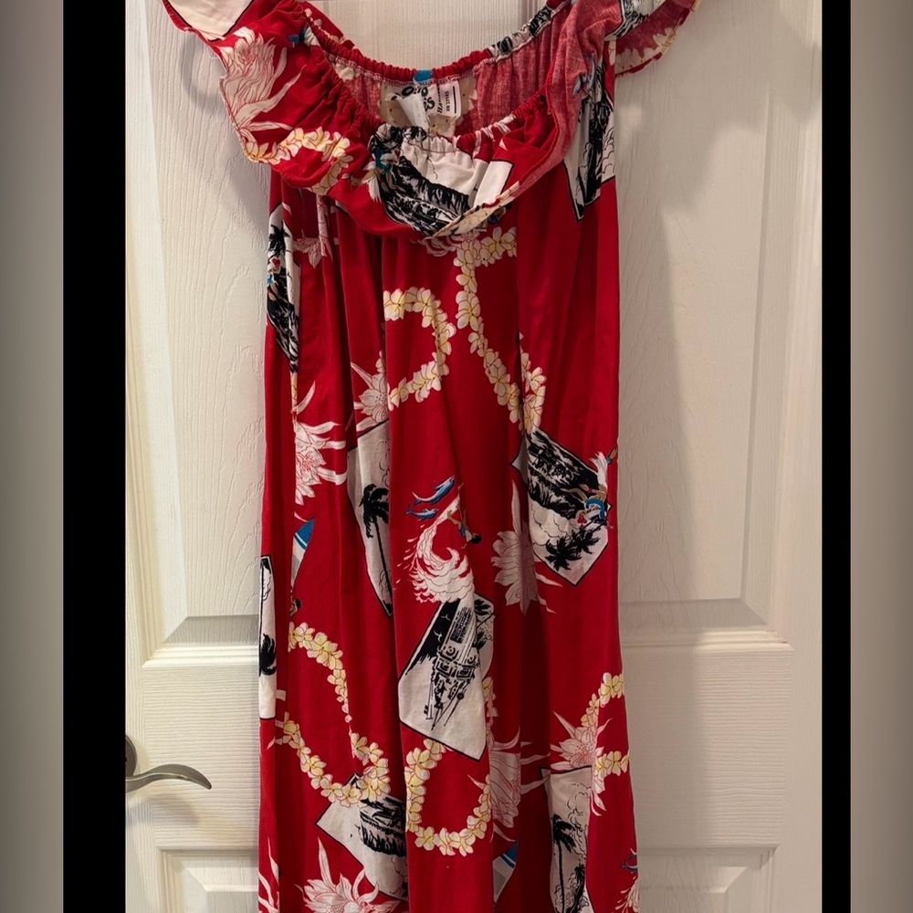 Hilo Hatties Vintage Hawaii‎ Red Dress